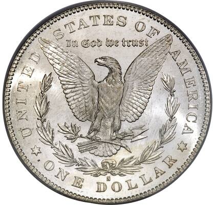 Las superficies gris plateadas, impecablemente conservadas, muestran apenas un ligero toque de color dorado claro en el reverso inferior