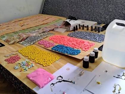 Las sustancias incautadas por la Prefectura en Rosario