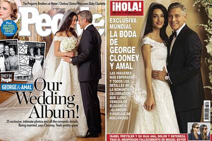 Las tapas de las revistas que muestran en exclusiva cómo fue la fiesta de casamiento de la glamorosa pareja