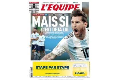 Las tapas de los diarios deportivos del mundo hablan de Messi y la clasificación