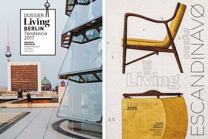 Las tapas de los dossier de Berlín y Copenhague, dos de las mecas del diseño moderno que enriquecieron nuestra mirada sobre la decoración