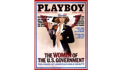 En noviembre de 1980, una tapa escandalizó al gobierno norteamericano, al sacar desnudas a varias de sus empleadas