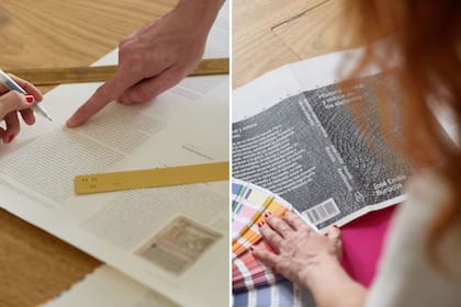 Las tareas de corrección, diseño y diagramación de los libros también se realizan en la casa.