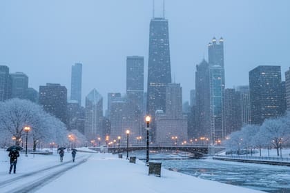 Las temperaturas descendieron hasta los 20 °F (-6 °C) en la mañana del 14 de enero
