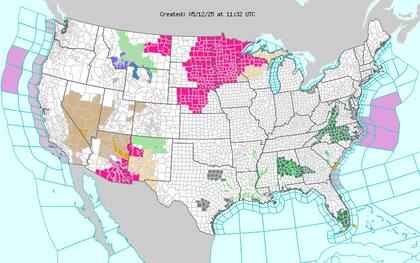 Las temperaturas en el noroeste descenderán, mientras un sistema del Pacífico llevará nevadas a Montana y Wyoming