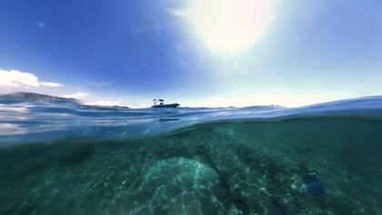 Las termas se encuentran a tres metros de profundidad