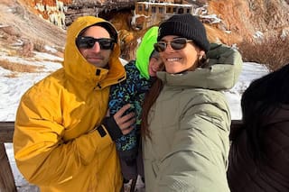 Mica Vázquez eligió Mendoza para disfrutar de una escapada en familia con su hijo y su pareja