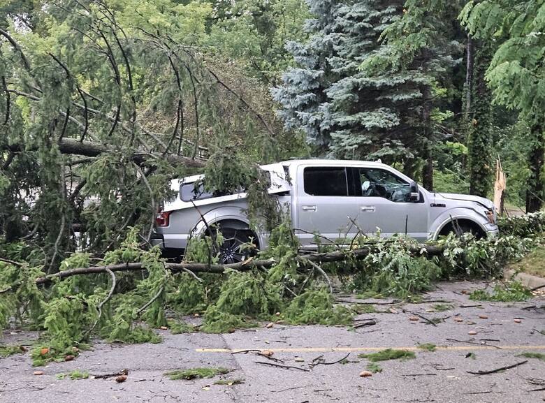 Así amaneció Michigan, tras la tormenta: Foto: La Nación Así amaneció Michigan, tras la tormenta: Foto: La Nación