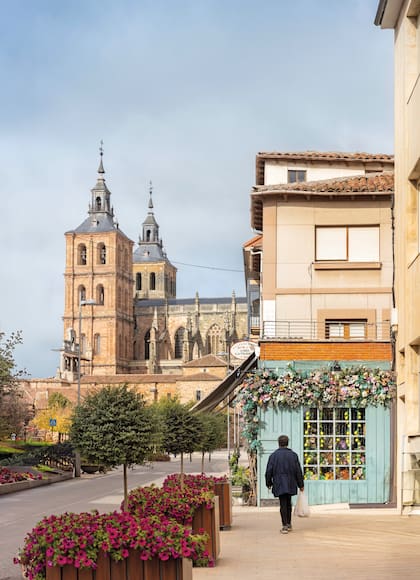 Las torres de la Catedral de Santa María, de más de 60 metros de altura.