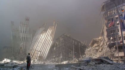 Las torres quedaron reducidas a escombros.