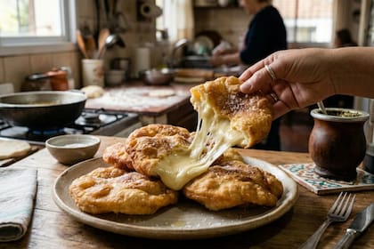 Las tortas fritas de queso son ideales para innovar en las fechas patrias