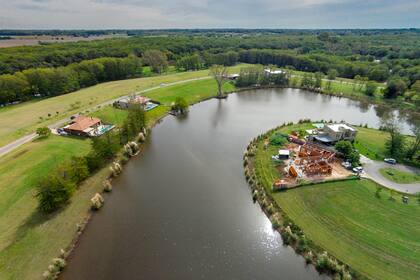 Las Townhouses se implantan en un entorno único. Cursos de agua, suaves lomadas, bosque de acacias.