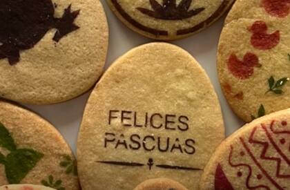 Las tradicionales galletitas de Pascua creadas por las Monjas Benedictinas.