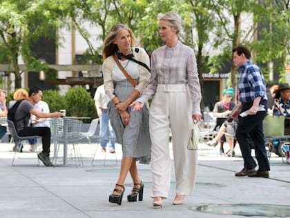 Las tres amigas se redescubrirán nuevamente en un Nueva York pospandemia y 20 años después (Crédito: HBO Max)