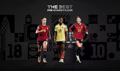 Las tres futbolistas ternadas al premio The Best 2023, que se entrega este lunes en Londres