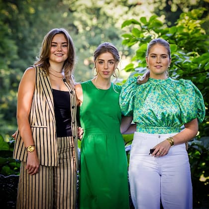 Las tres hermanas se reencontraron para la sesión de fotos familiar (Foto: Instagram @patrickvkatwijk)