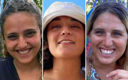 Las tres rehenes liberadas este domingo 19 de enero de 2025