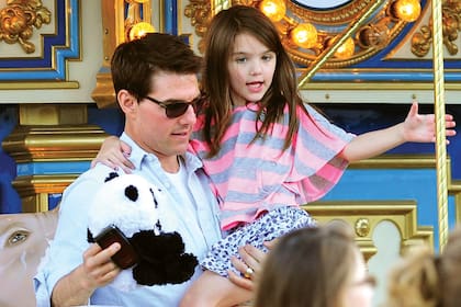 Las últimas fotos que hay de Suri junto a su papá