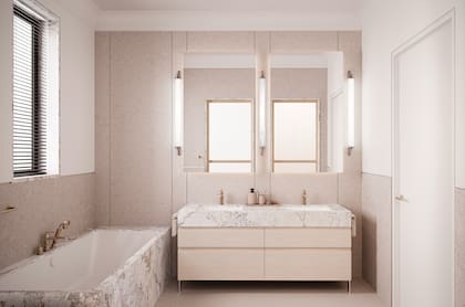 Las unidades residenciales son de entre 60 m² y 200 m², de dos y tres ambientes
