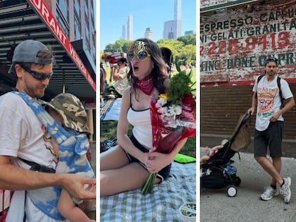 Las vacaciones de Andrés Gil y Cande Vetrano en New York