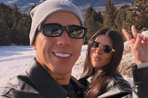 La escapada romántica de Enzo Fernández y Valu Cervantes entre montañas y nieve