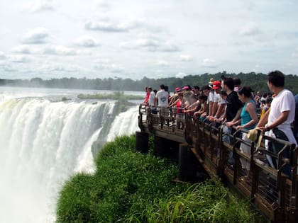 Las vacaciones de Invierno en Misiones permiten pensar escapadas a destinos turísticos de la provincia como las Cataratas del Iguazú 




