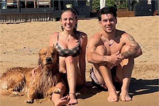 Así son las vacaciones de Morena Beltrán y Lucas Blondel en las playas paradisíacas de Uruguay