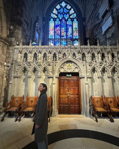 Las vacaciones de Pampita en Edimburgo (Foto: Instagram @pampitaoficial)