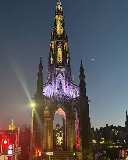 Las vacaciones de Pampita en Edimburgo (Foto: Instagram @pampitaoficial)