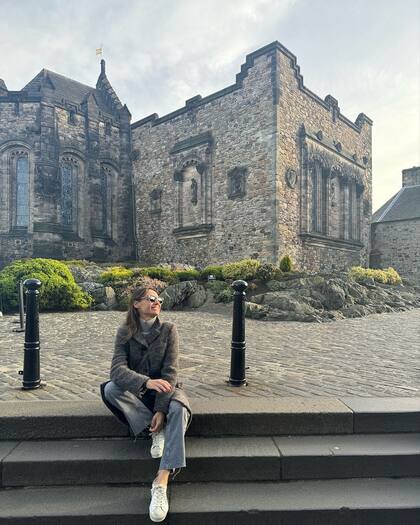 Las vacaciones de Pampita en Edimburgo (Foto: Instagram @pampitaoficial)