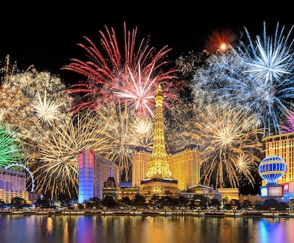Las Vegas se colocó en el primer sitio del ranking de las Mejores ciudades para celebrar el 4 de julio 2025