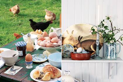 En cuanto a qué comer, optamos por cosas ricas para compartir: croissants para tomar con la mano, escones, dulces caseros y otras delicias que dejan el corazón contento.