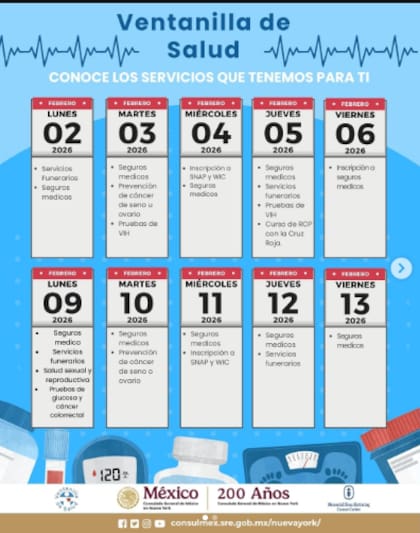 Las Ventanillas de Salud ofrecen asistencia y servicios gratuitos a mexicanos en NY (Consulado General de México en Nueva York)