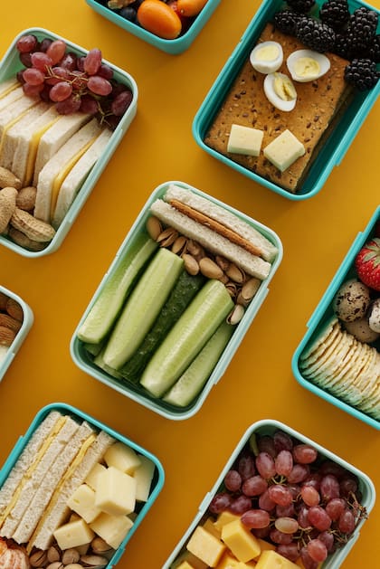 Las verduras y las carnes magras pueden ser un buen snack entre comidas