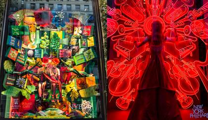 Las vidrieras de Bergdorf Goodman. Mariana Eliano