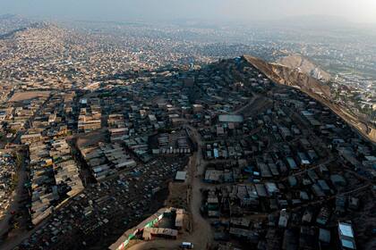 Pamplona Alta en el sureste de Lima