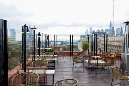 Las vistas del edificio en el pasaje Roverano en plena ciudad de Buenos Aires.