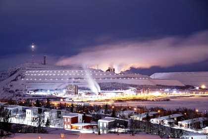 Las viviendas e industrias en Kiruna 