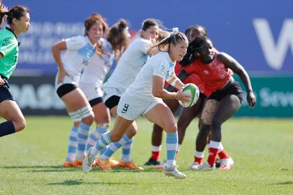 Las Yaguaretés, en el partido de semifinales ante Kenia