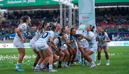 Las Yaguaretés en el Seven de Nairobi