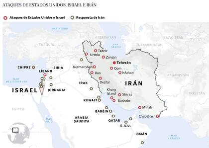 Las zonas de ataque se expanden acorde pasan las horas