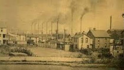 Las zonas industriales en este poblado de EE.UU. eran de lo más destacado