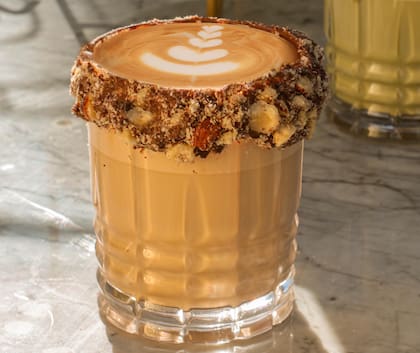 Latte de avellanas y nutella de Ciro