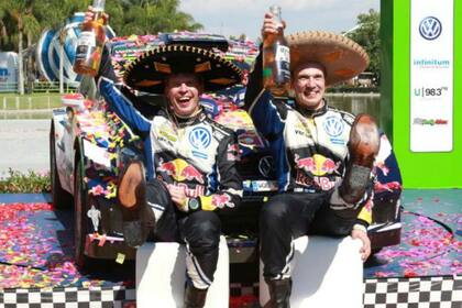 Latvala festeja su triunfo en México