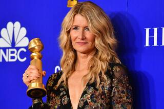 Globos de Oro: Laura Dern le dedicó entre risas su premio a los abogados