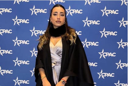 Laura Arrieta, en un evento de CPAC.