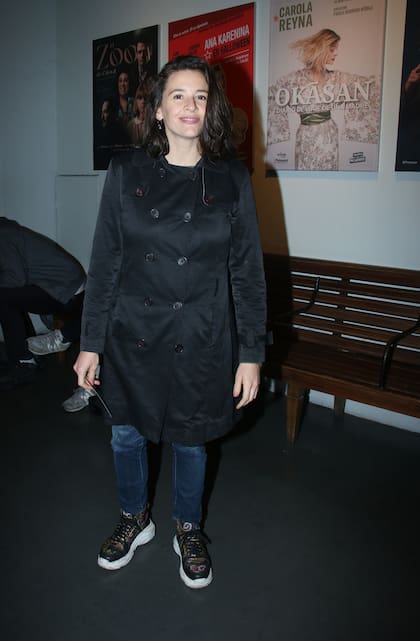Laura Azcurra no quiso perderse el estreno.