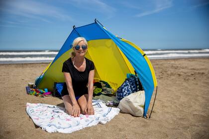 Laura Bosatta, hace 36 que no venía a Pinamar