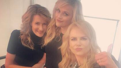 Laura Dern, Reese Witherspoon y Nicole Kidman, de festejo