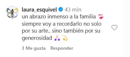 Laura Esquivel lamentó la partida de Ángel Mahler